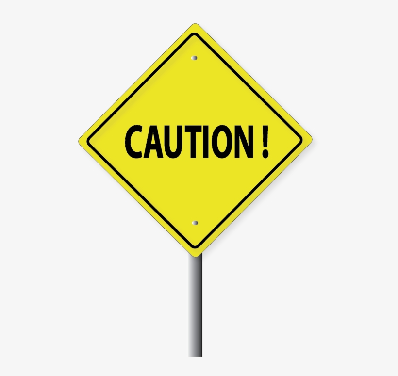 Yellow Caution Sign - Phishing, transparent png download