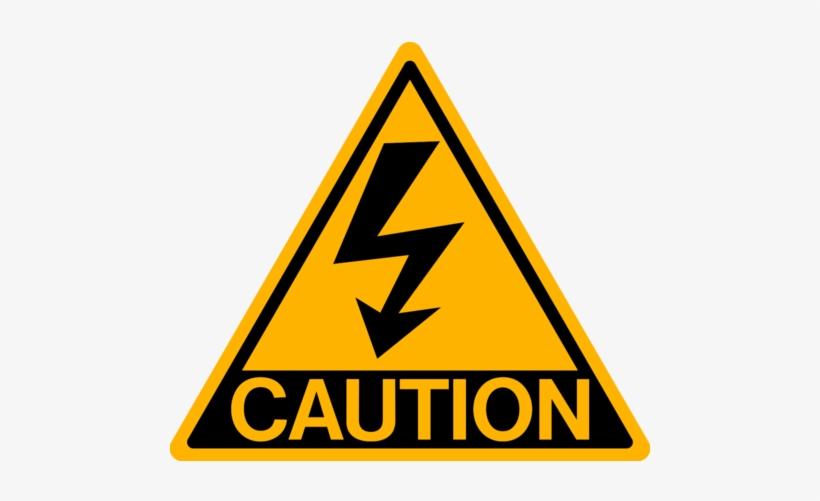 High Voltage Sign Png Transparent Image - Risque Choc À La Tête, transparent png download