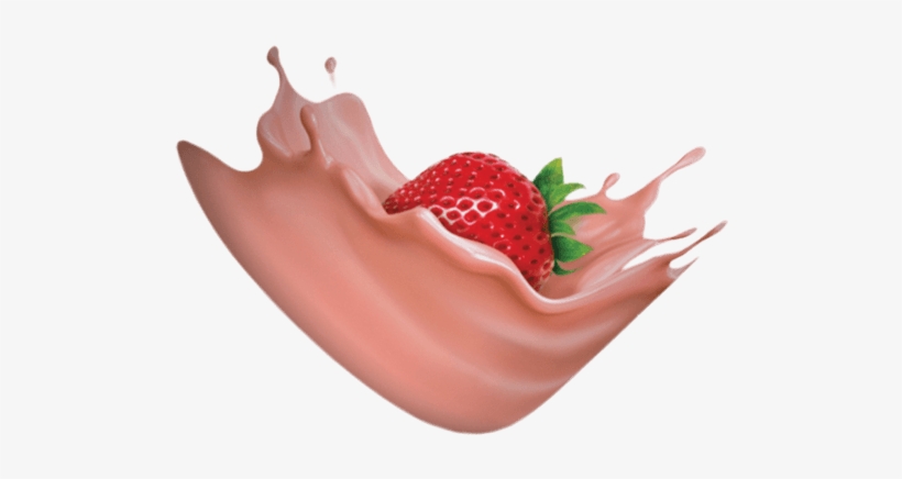Strawberries And Cream Png - Strawberry, transparent png download