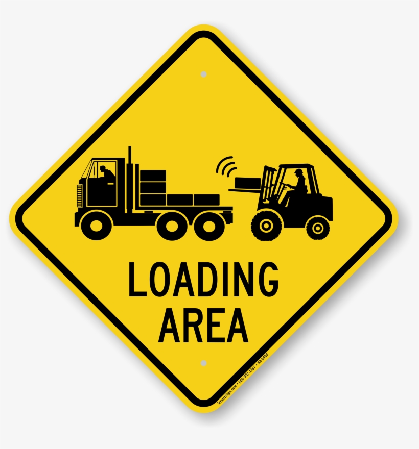 Loading Area Caution Sign - Share The Road Sign, transparent png download