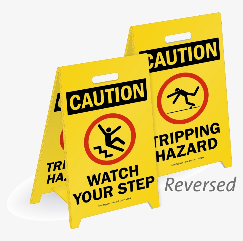 Zoom - Buy - Watch Your Step, Adhesive Signs And Labels, 5 Labels, transparent png download