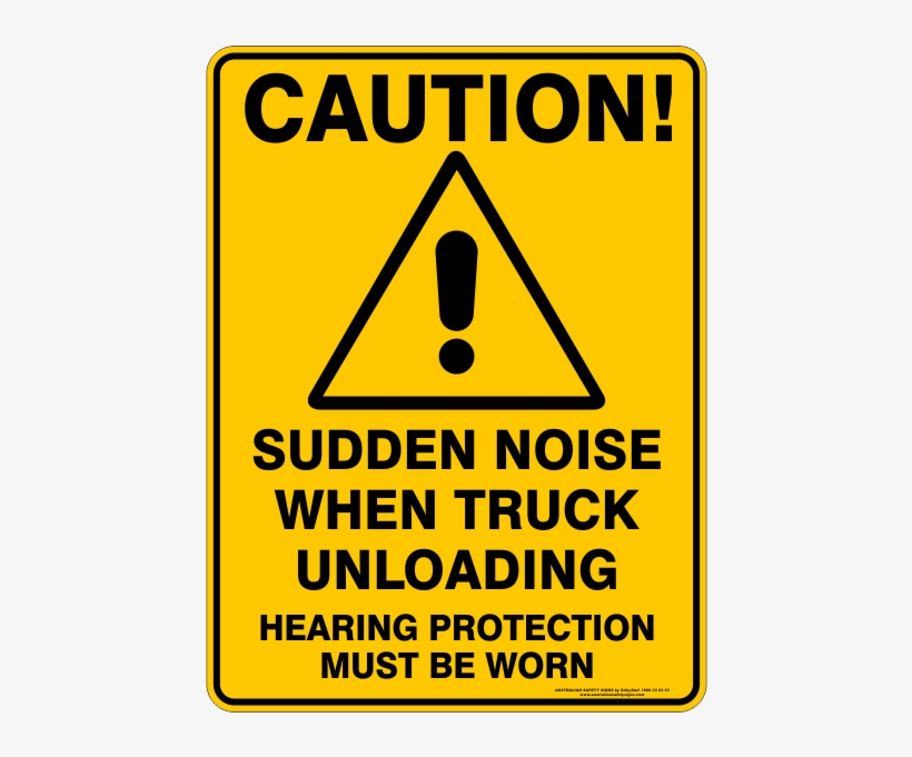 Caution Signs - Noticester M-000944 Caution Hearing Protection Required, transparent png download