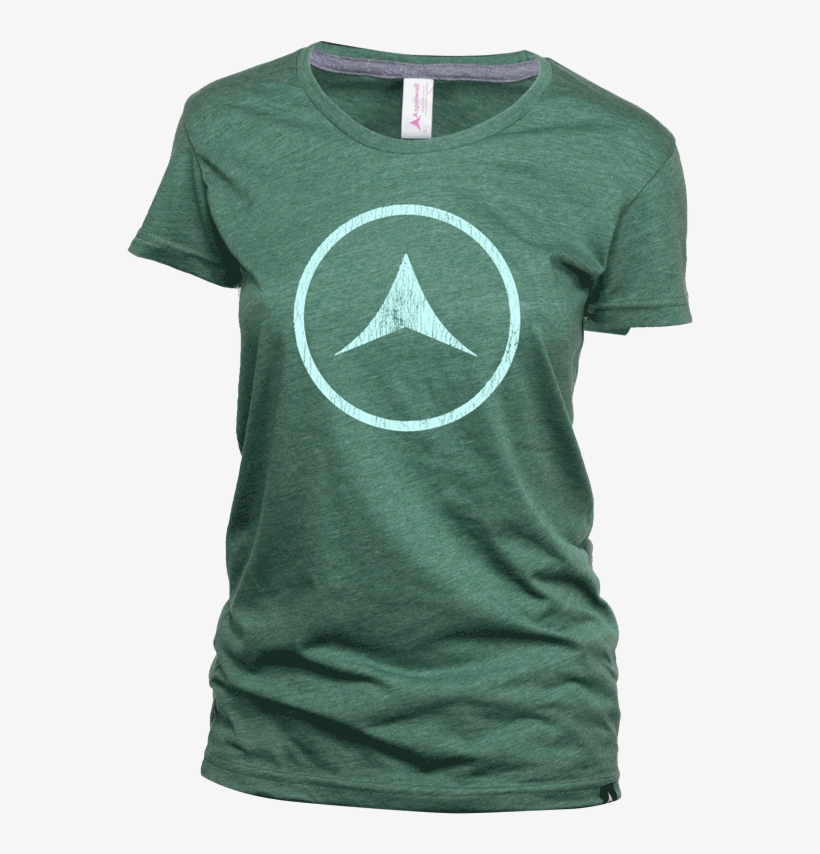 Aspinwall Distressed Icon Womens T Shirt Pine 2 - Active Shirt, transparent png download