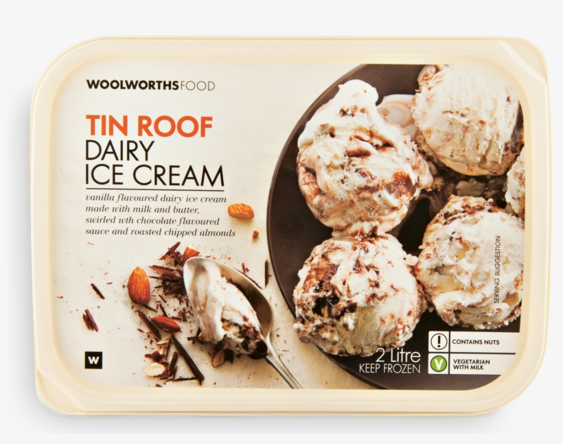 Woolworths Tin Roof Ice Cream, transparent png download