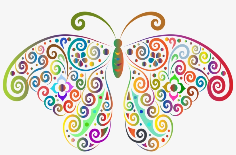 Butterfly Silhouette Computer Icons Cdr - Butterfly Silhouette Png, transparent png download