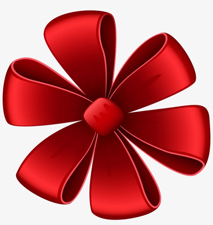 Red Bow Png, transparent png download
