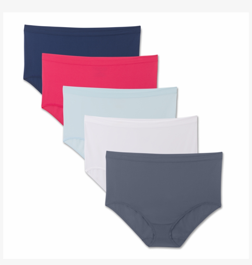 Fit For Me By Fruit Of The Loom Women's 5 Pack Seamless - Undergarment, transparent png download