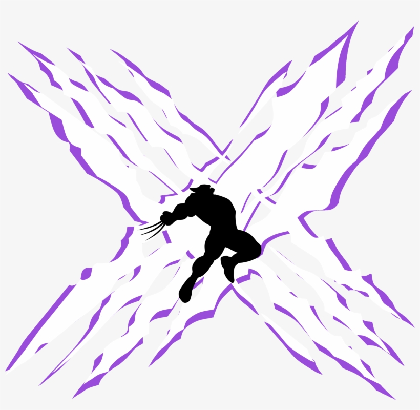 I Vector-traced A Silhouette Of Wolverine Doing His - Art, transparent png download