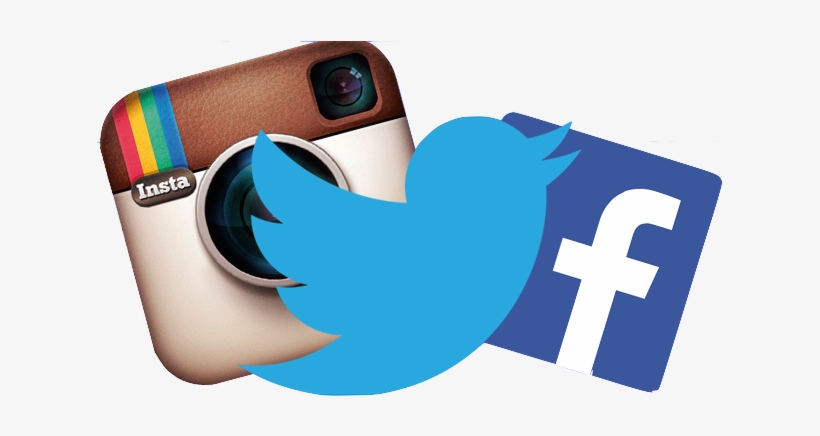 Facebook Twitter Instagram Logos Png - Women's Black Slouch Hat, Slouchy Hat, Slouch Beanie,, transparent png download