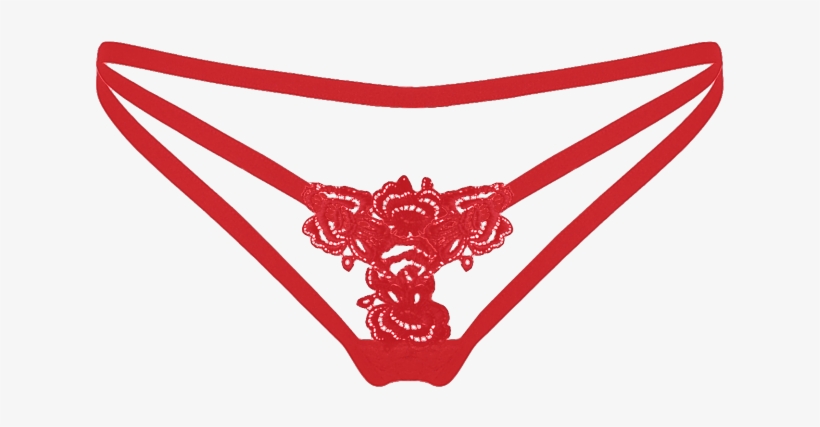 Panties Laura Red - Panties, transparent png download