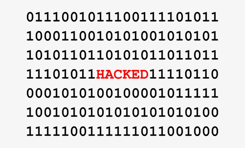 Binary-hacked - Hacked Png, transparent png download