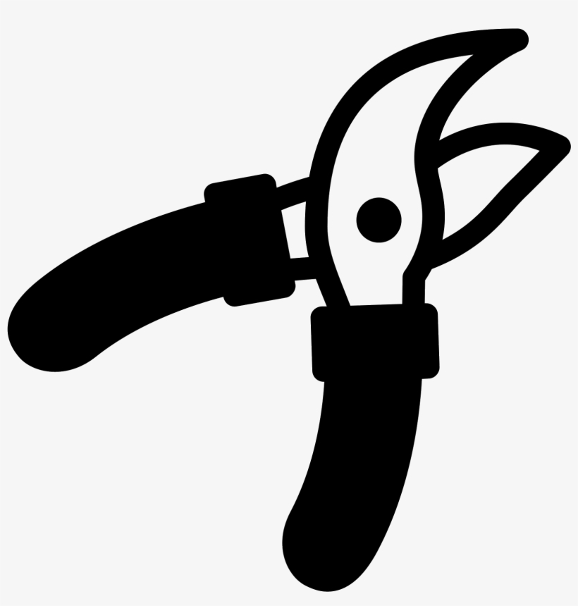 Tijeras De Jardín Icon - Jardineria Tijeras Vector, transparent png download