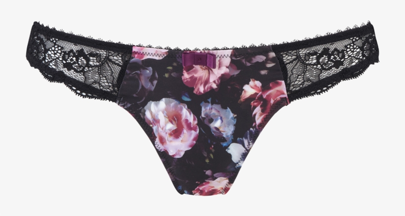 Dark Rose Thong Product Image Front - Gossard, transparent png download
