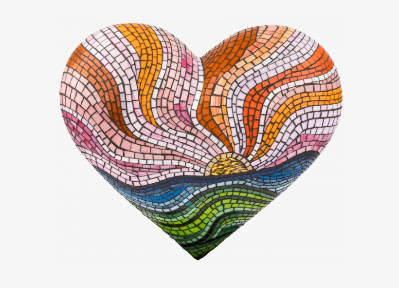 2018 Table Top Heart By Jane Russell "heart And - Heart, transparent png download