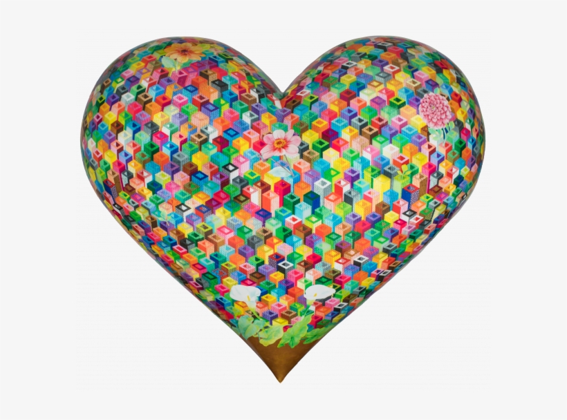 2018 Large Heart By Lillian Shanahan "life Finds A - Erasmus Love, transparent png download