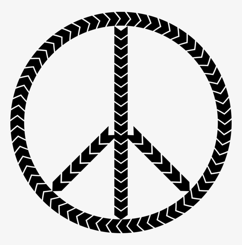 Tread Tire Peace Symbols State Of The Union - Peace Sign Emoji Clipart, transparent png download
