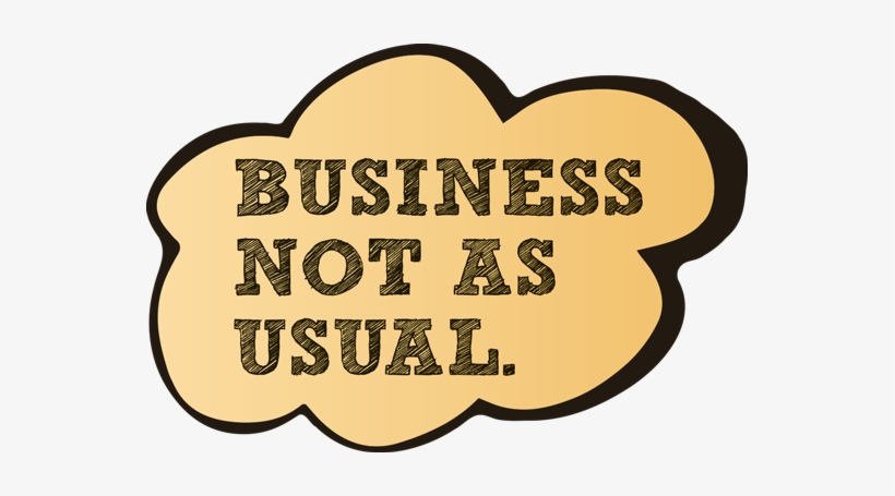 Let's Think Differently - Business Is Not As Usual, transparent png download