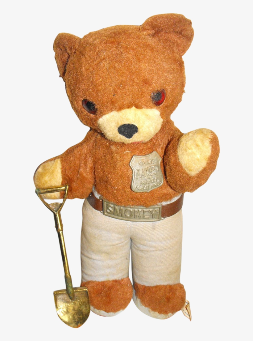 Smokey Ranger Bear Ideal Stuffed Toy Prevent Forest - Wildfire, transparent png download