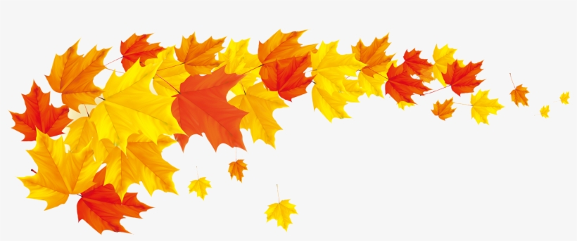 Autumn Leaf Color Banner Clip Art - Good Morning Positive Thinking, transparent png download