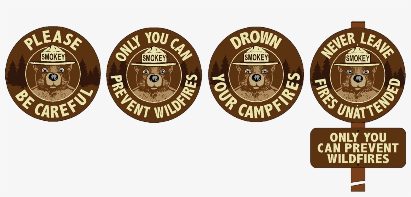 Smokey Message Signs - Message, transparent png download