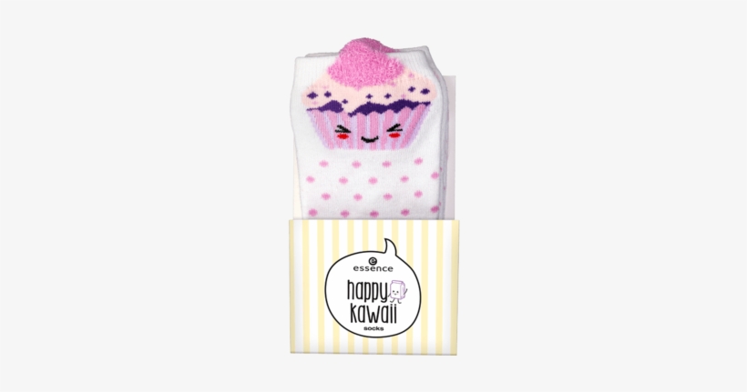 Happy Kawaii Socks 01 Muffin Compares To You - Essence Kawaii, transparent png download