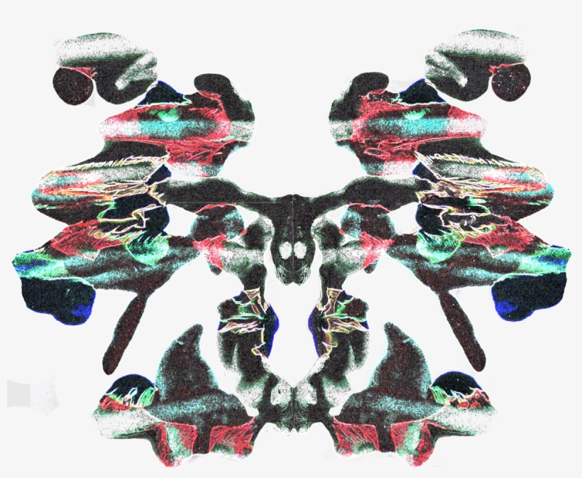 Dark Green Red Yellow Inkblot Laser Haze - Yellow, transparent png download