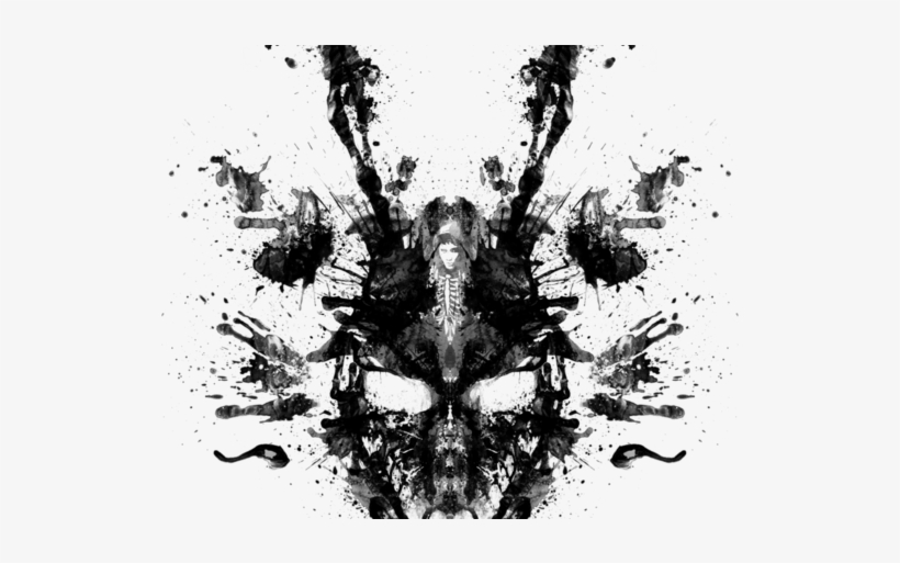 Imaginary Inkblot Imaginary Inkblot Imaginary Inkblot - Frank Donnie Darko Art, transparent png download
