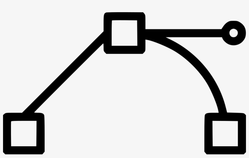 Path Shape Points Anchor Transform Tool Object Vector - Bezier Png, transparent png download