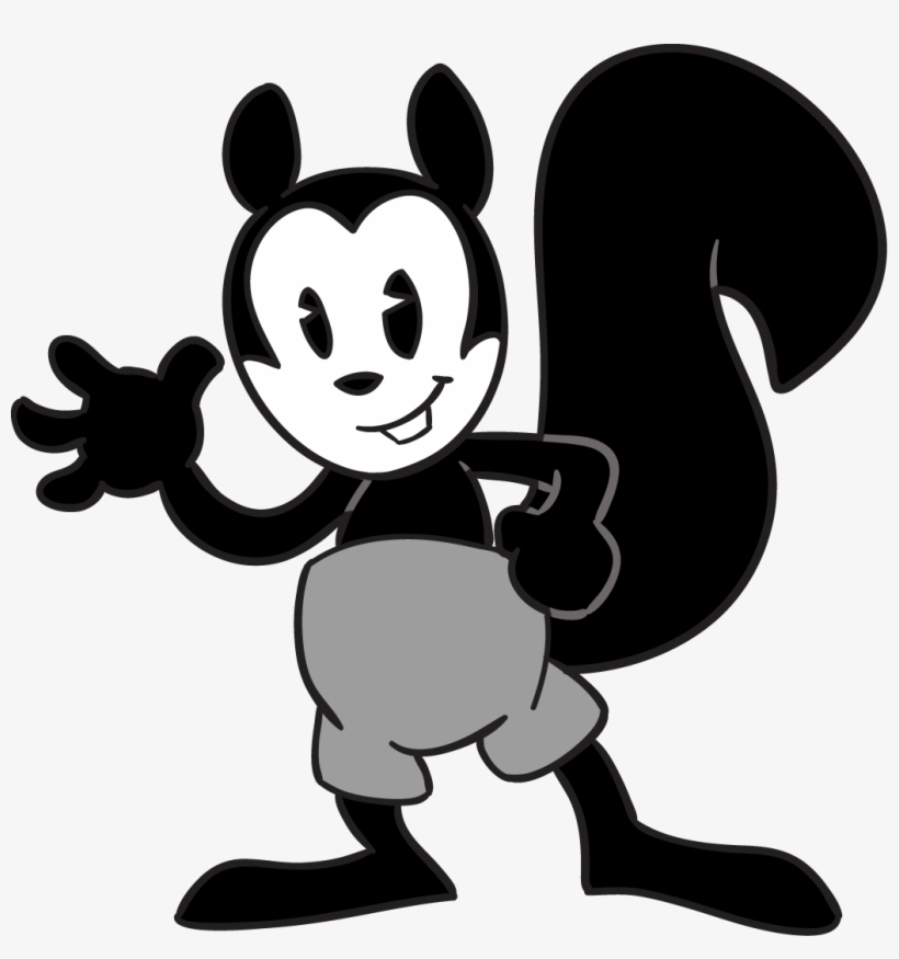 Inkblot Squirrel - 1920s, transparent png download