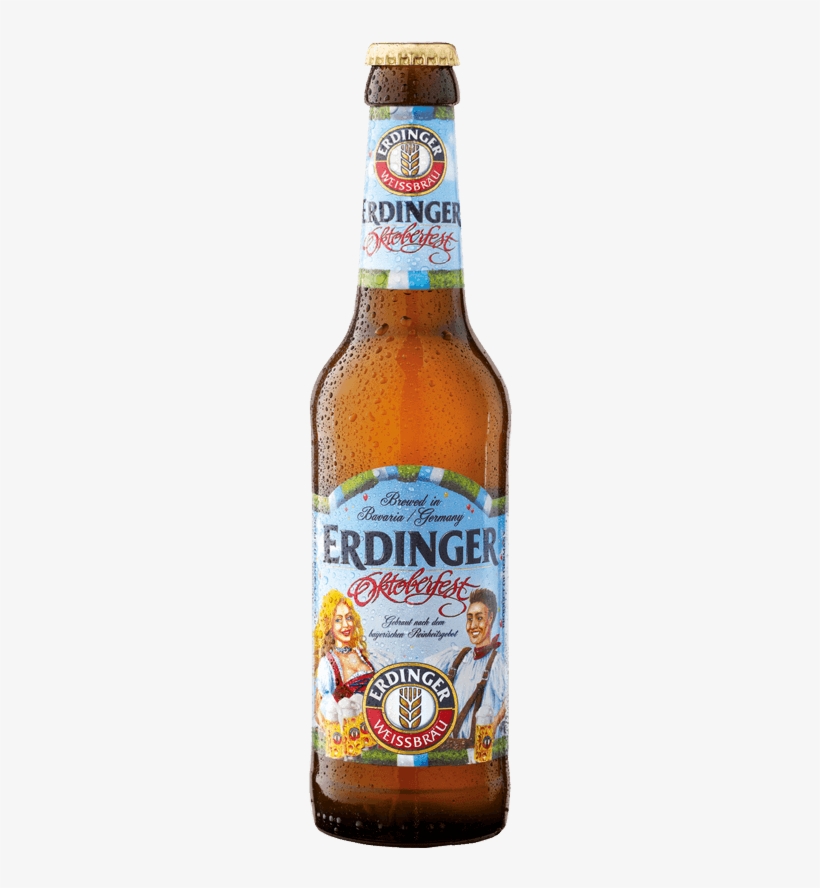 Oktoberfest Flasche - Erdinger Oktoberfest Beer, transparent png download