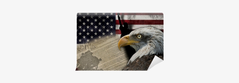 Bandera De Estados Unidos De América Y Símbolos De - Land Of Liberty Banner, transparent png download
