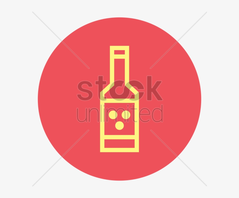 Free Beer Bottle Vector Image - Bottle, transparent png download