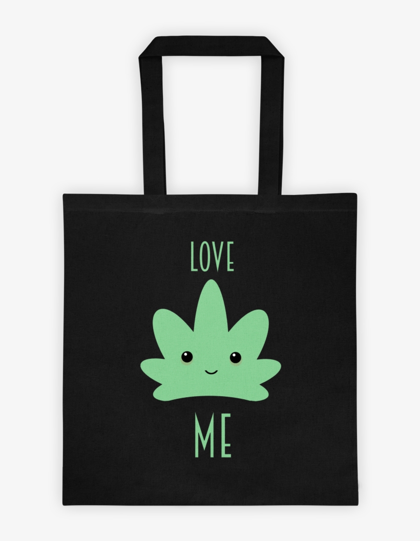 Kawaii Cannabis Stoner Shopping - Tote Bag, transparent png download