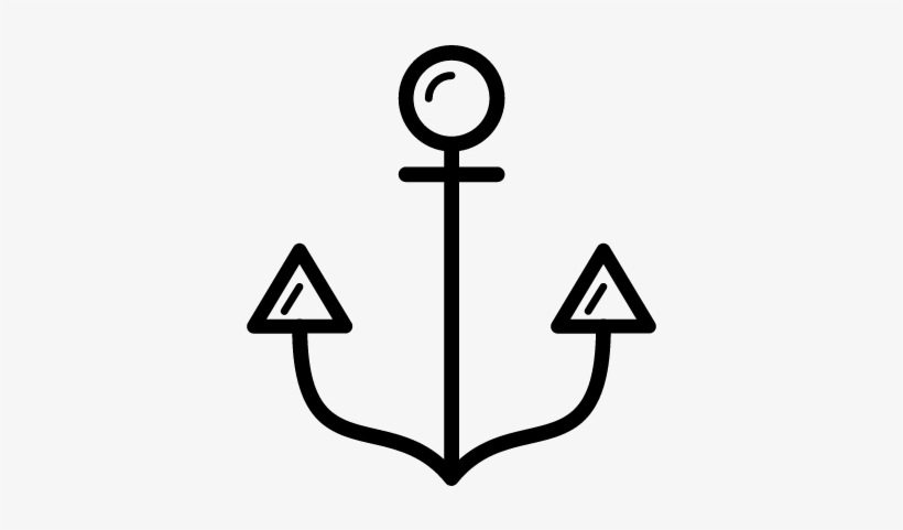 Vintage Anchor Vector - Basic Anchor, transparent png download
