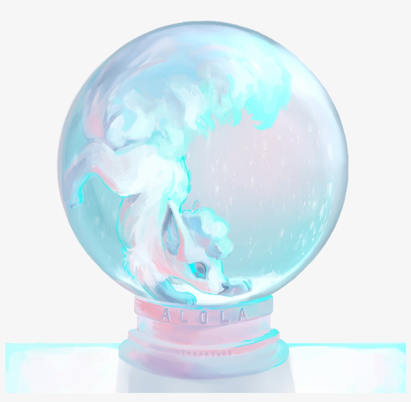 “alola Vulpix Snowglobe ” - Alola, transparent png download