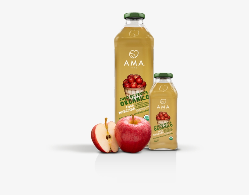 Pura Manzana Orgánica - Jugos Ama, transparent png download
