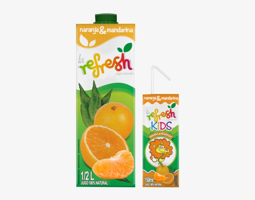 Presentaciones Jugos La Refresh Con Mandarileon / Sabor - Orange, transparent png download