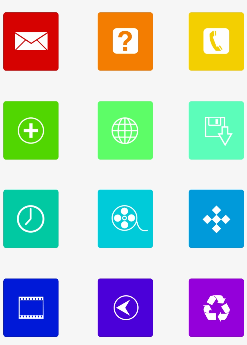 Icona Del Telefono Mobile Decorativo Elemento Png E - Recycle, transparent png download