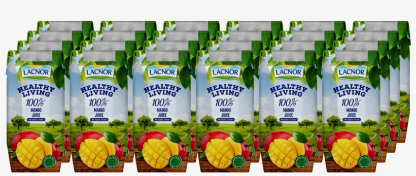 Lacnor Healthy Living Mango Juice 250ml - Fruit, transparent png download