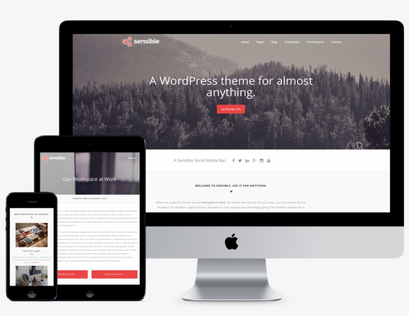 Free Wordpress Theme - Diseño Web 2015, transparent png download