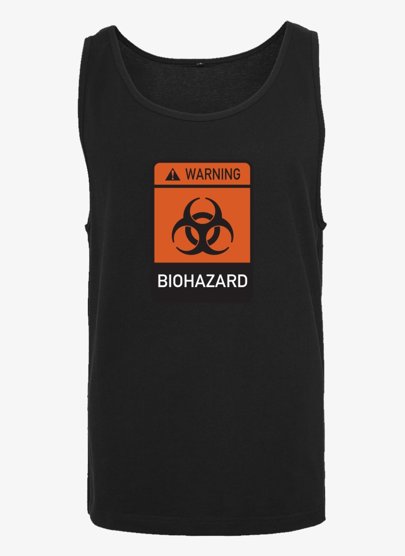 Biohazard T-shirt Tanktop Men Black, transparent png download