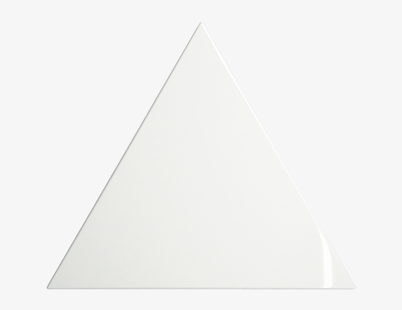White Glossy - Triangle White Logo Png, transparent png download