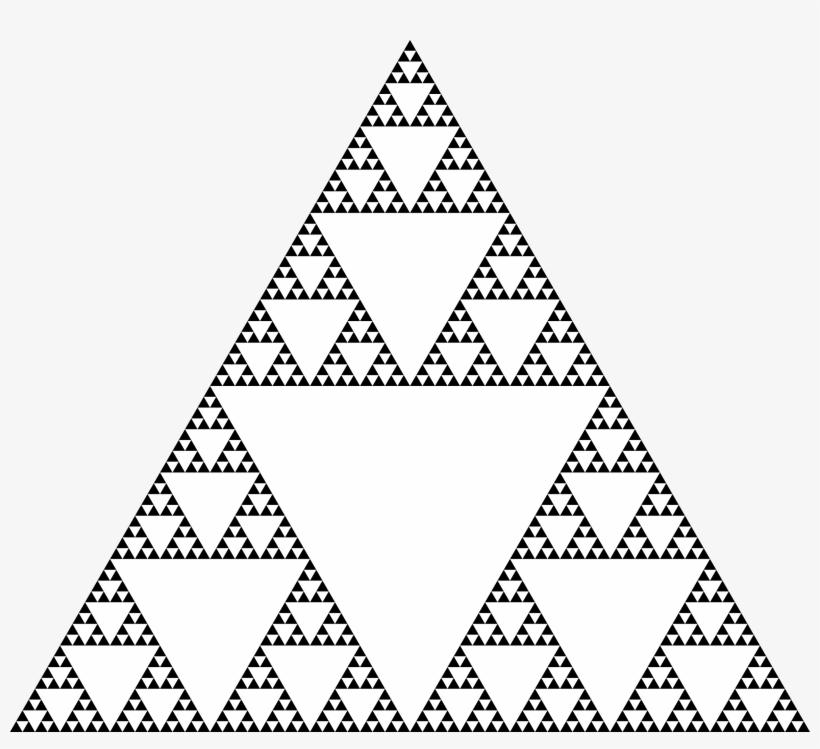 Big Image - Sierpinski Triangle, transparent png download
