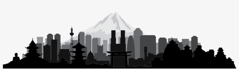 Japan Tours Footer - Japan Skyline Png, transparent png download