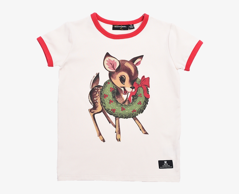 Rock Your Kid Dear Rudolph - T-shirt, transparent png download