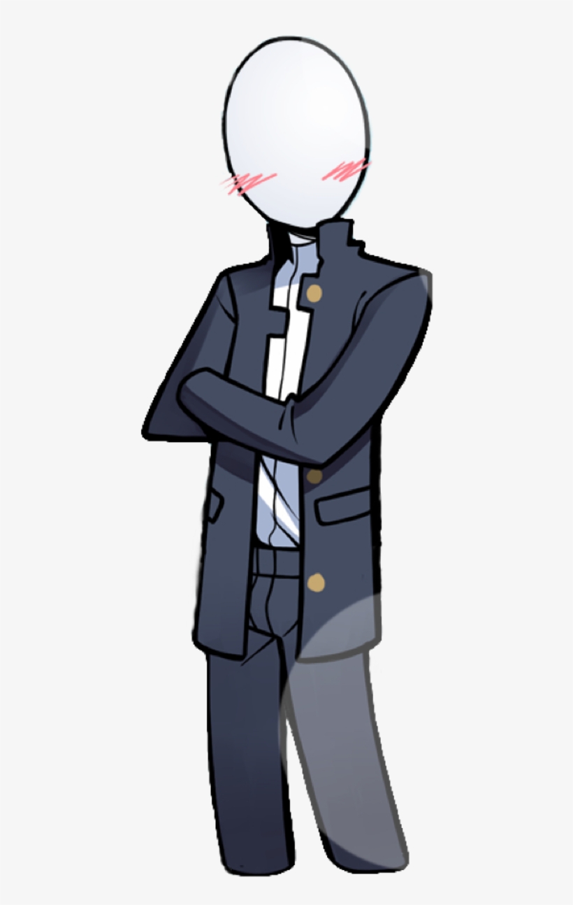 Slenderman Sticker - Cartoon, transparent png download