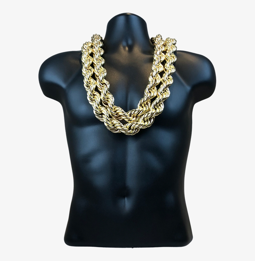 Double Gold Chain - Chain, transparent png download