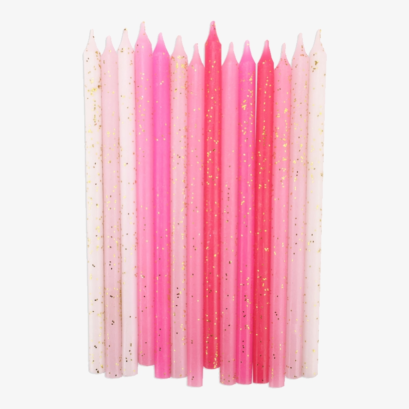 Birthday Candles - Pink Birthday Cake Candle, transparent png download