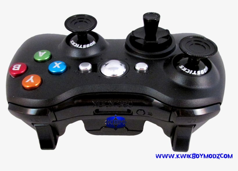 Black Xbox Controller Png Pro Black Xbox 360 Controllerblack - Game Controller, transparent png download
