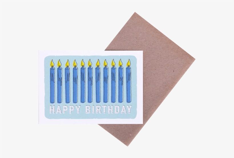 Happy Birthday Candles - Construction Paper, transparent png download